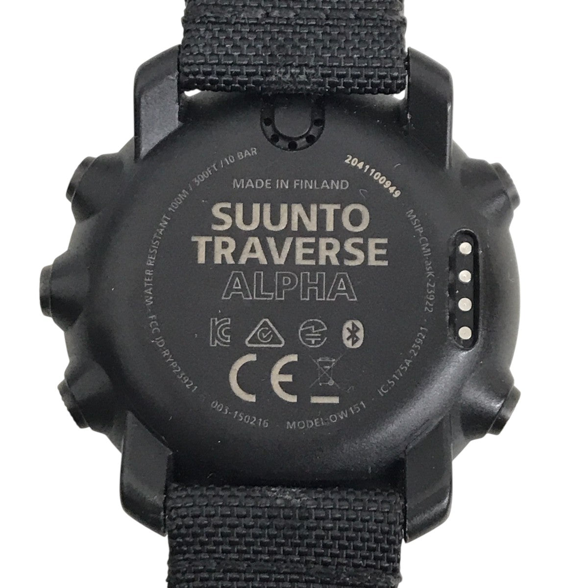 SUUNTO TRAVERSE ALPHA BLACK REDデジタルウォッチ 古着・中古-5枚目のアイテム画像