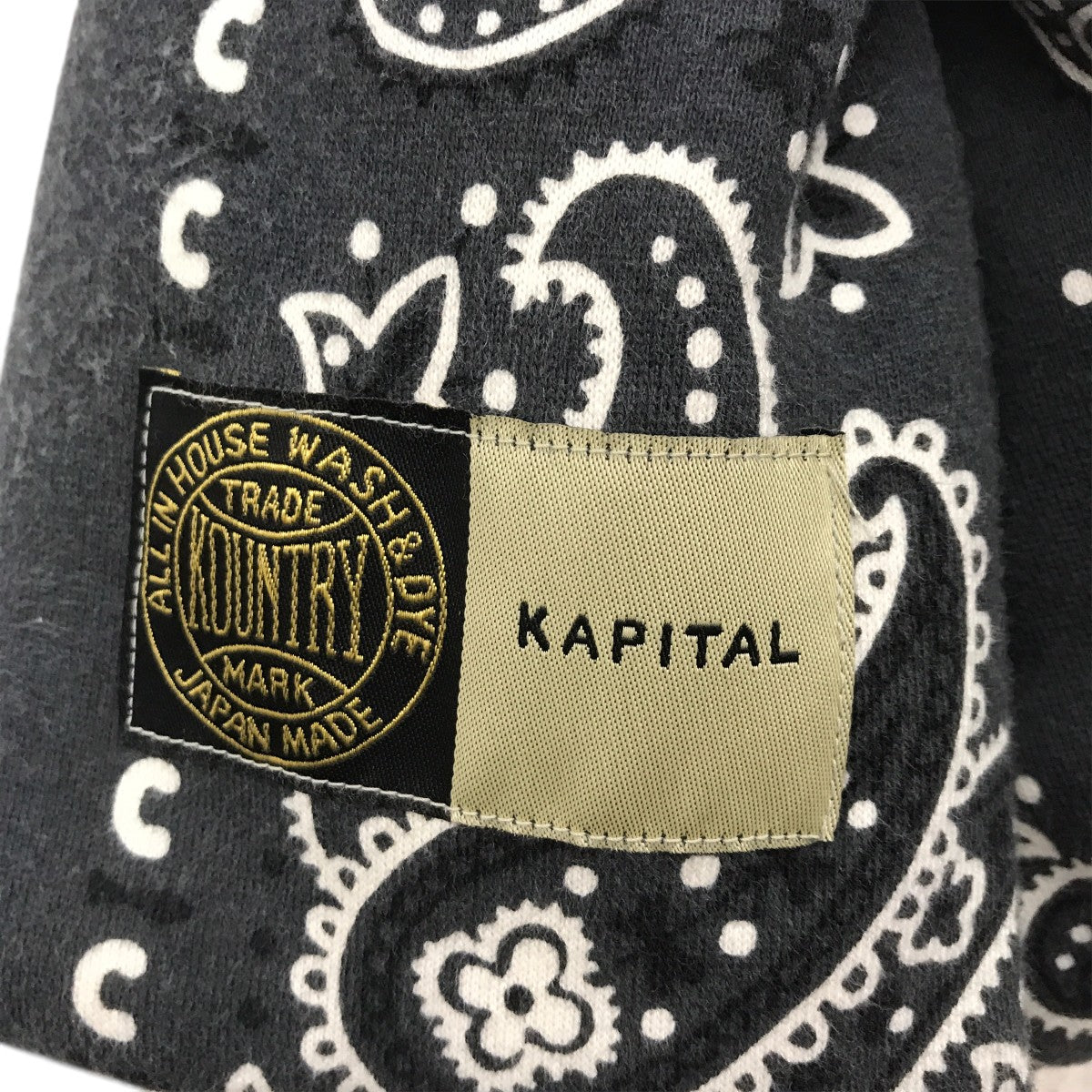 KAPITAL(キャピタル) KESA CAPペイズリーフードマフラーK2210XH517