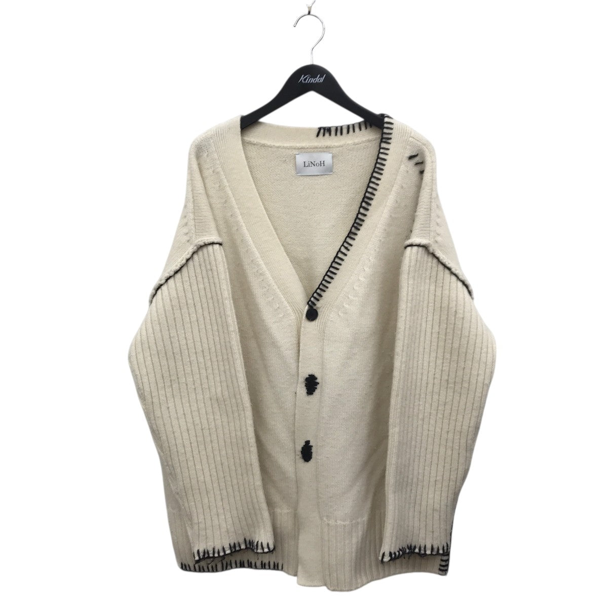 LiNoH HANDSTITCH CARDIGANニットカーディガン111531023 古着・中古-1枚目のアイテム画像