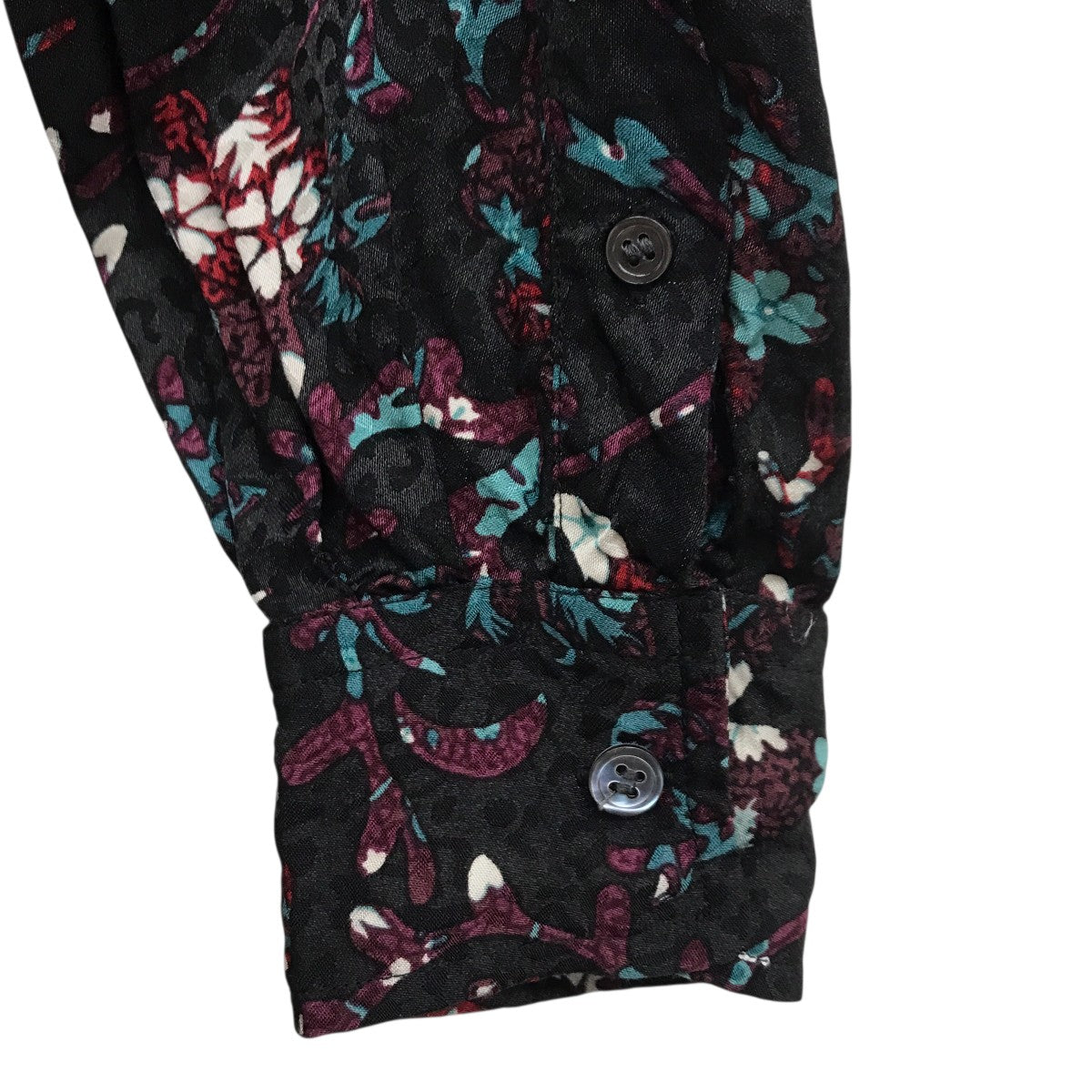 ISABEL MARANT ETOILE CATCHELL フローラルバンドカラーシャツCH0628-22A037E 古着・中古-6枚目のアイテム画像