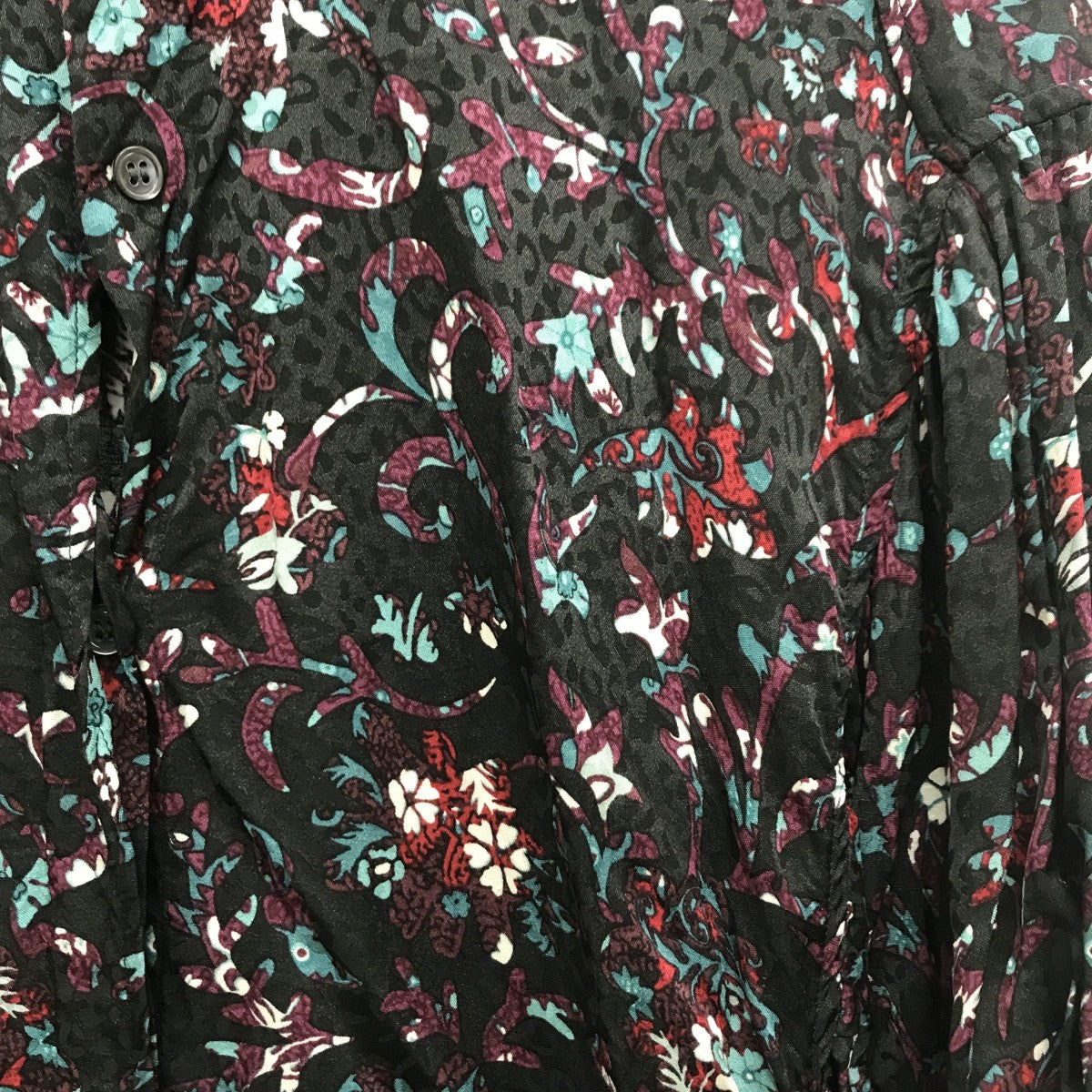 ISABEL MARANT ETOILE CATCHELL フローラルバンドカラーシャツCH0628-22A037E 古着・中古-7枚目のアイテム画像