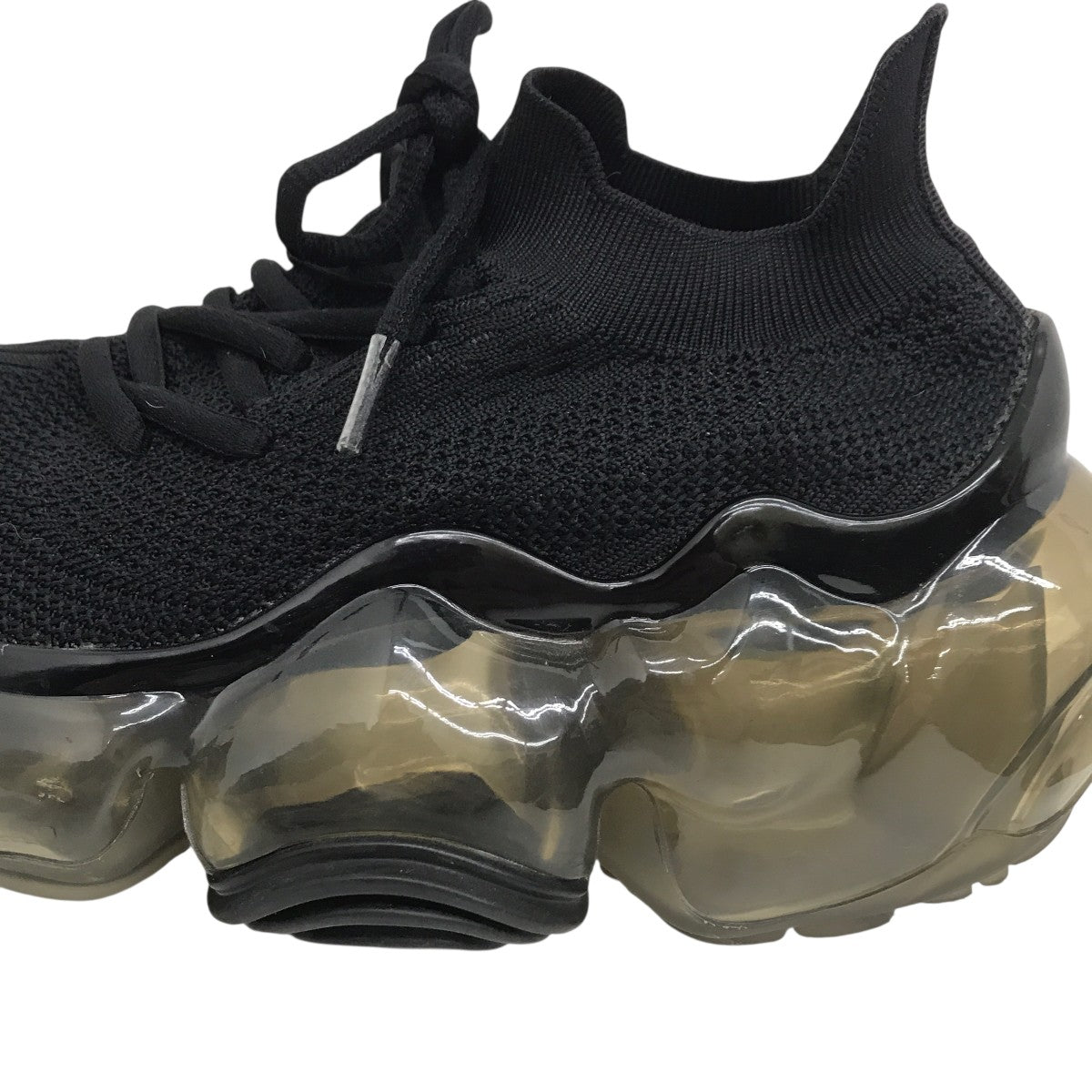 購*い様 【新品未使用】grounds moopie スニーカー 黒 27cm MOOPIE - BLACK X CLEAR (ムーピー 黒)｜grounds公式通販