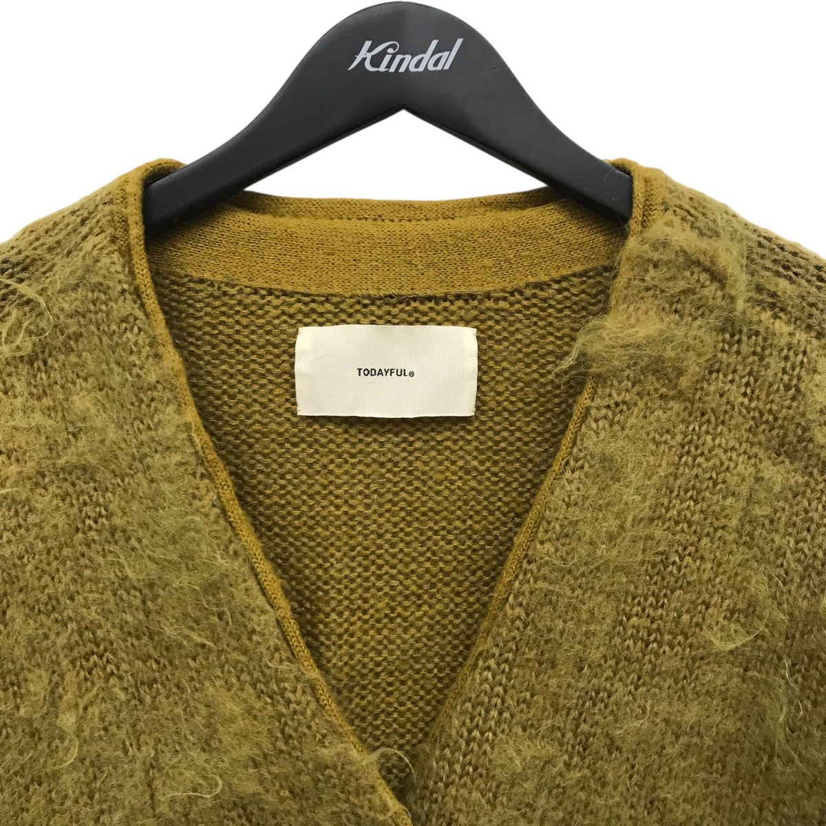 TODAYFUL(トゥデイフル) Brushed Mohair Cardiganニットカーディガン