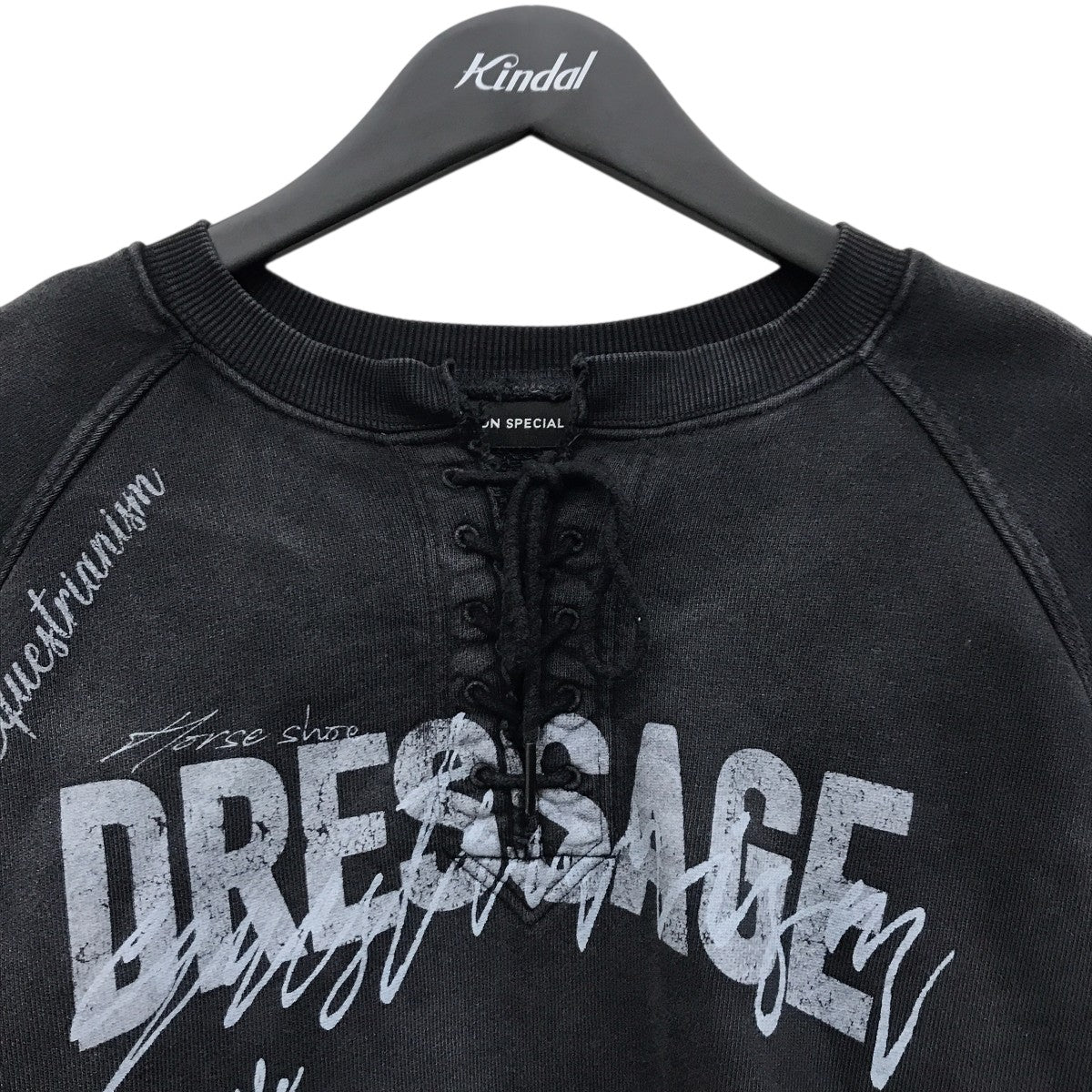 MAISON SPECIAL DRESSAGE Lace Up Vintage Sweatshirtトレーナー21251415206 古着・中古-4枚目のアイテム画像