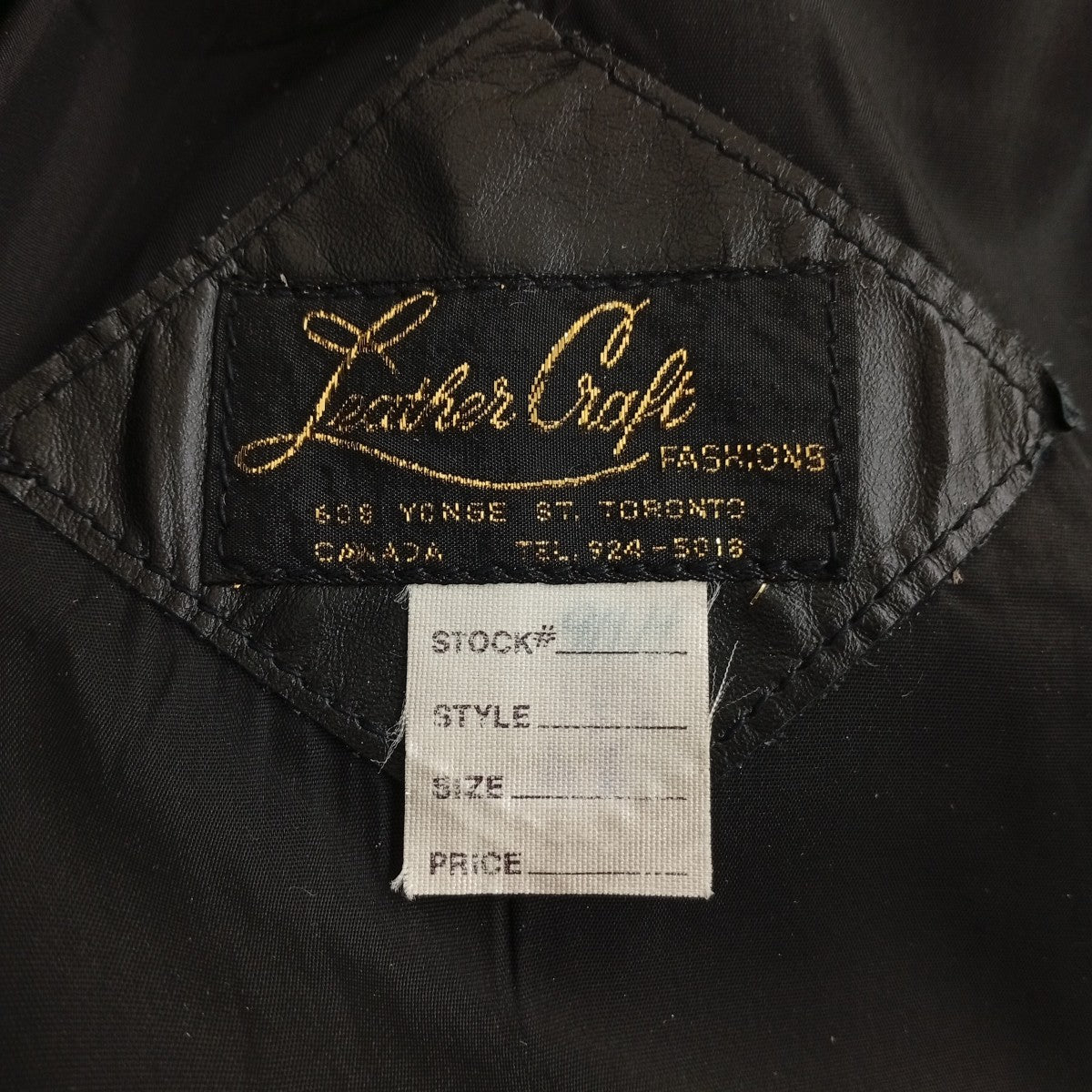 leather craft 70s vintageライダースジャケット 古着・中古-7枚目のアイテム画像