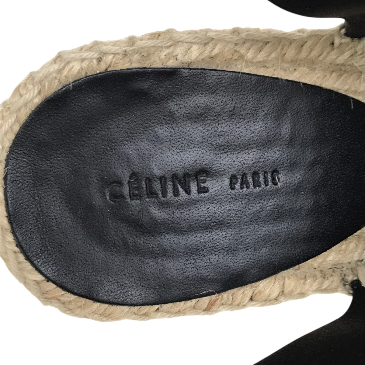 CELINE フィービー期 オープントゥエスパドリーユ サンダル 古着・中古-5枚目のアイテム画像