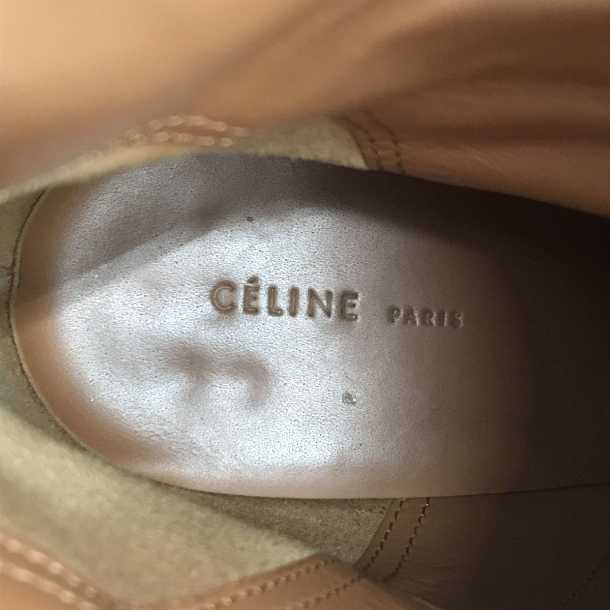 CELINE フィービー期 メタルヒールショートブーツ 古着・中古-4枚目のアイテム画像
