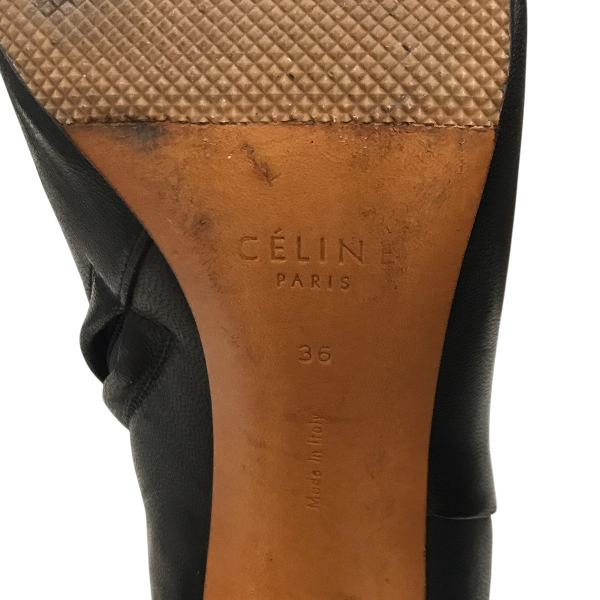 CELINE フィービー期 メタルヒールショートブーツ 古着・中古-5枚目のアイテム画像
