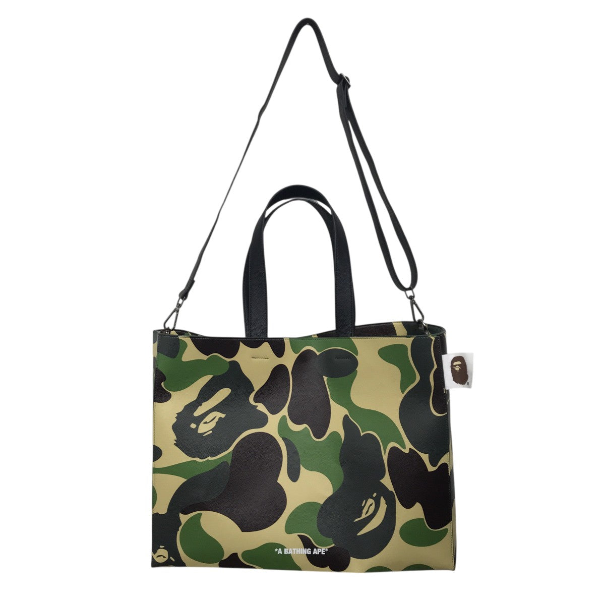 A BATHING APE(アベイシングエイプ) ABC CAMO BAG Lカモフラージュ柄