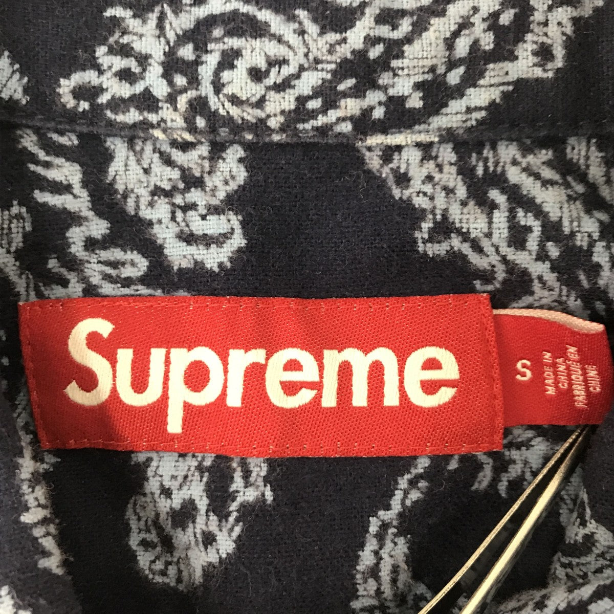 Supreme 24AWPaisley Flannel Shirtシャツ 古着・中古-3枚目のアイテム画像
