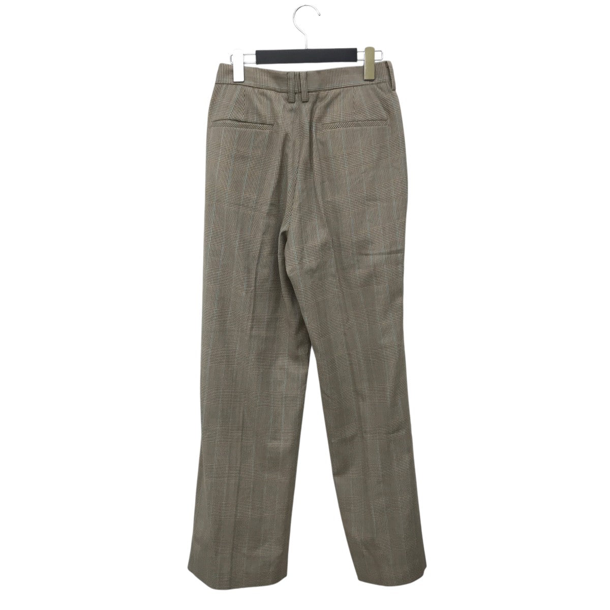 OUT SEAM RAW EDGE WOOL PANTSチェックパンツ1000145692005