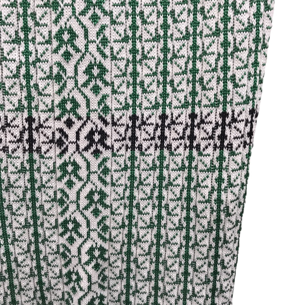 mame kurogouchi(マメクロゴウチ) Rib Jacquard Pedicel Knit Skirt