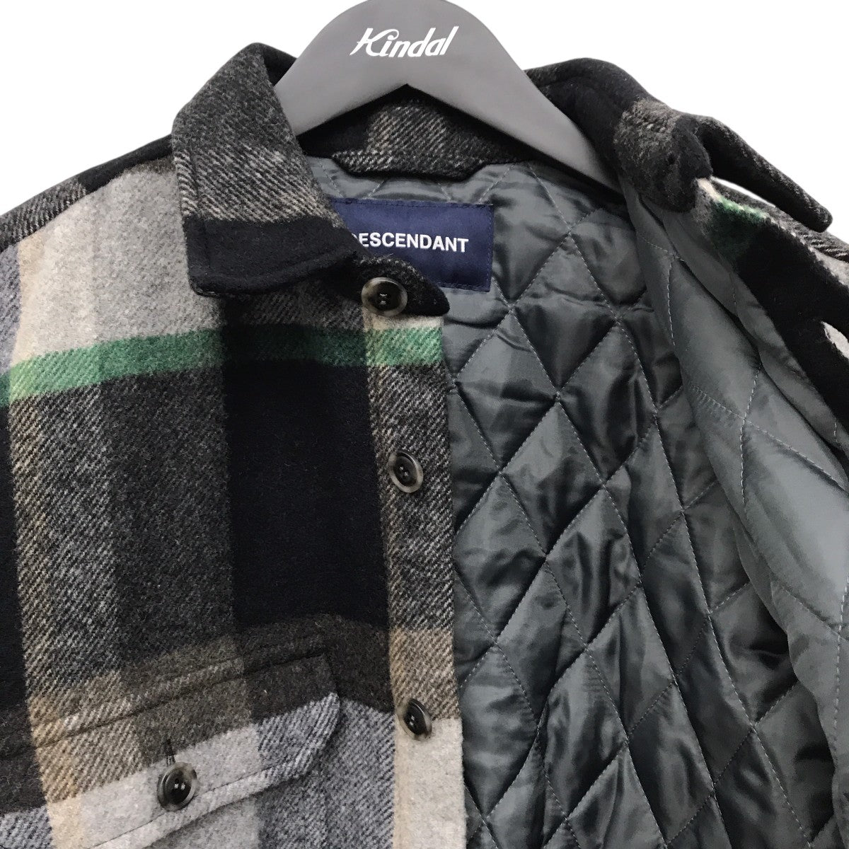 DESCENDANT(ディセンダント) Clairton Plaid Jacketチェックジャケット