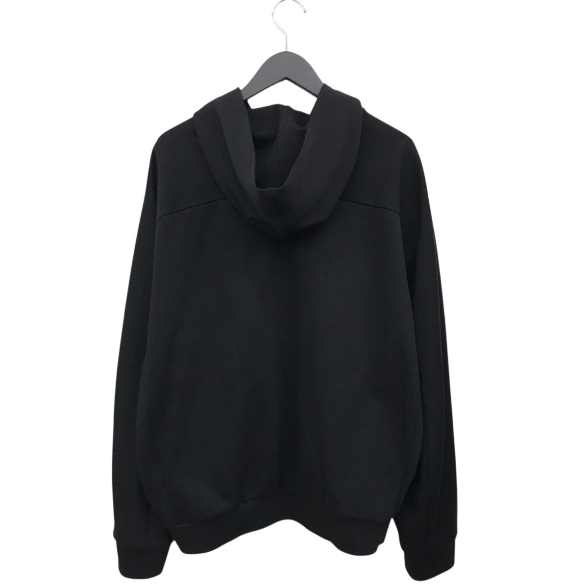 ポリエステルダブルニット ジップアップフーディジップパーカーAJ51-040