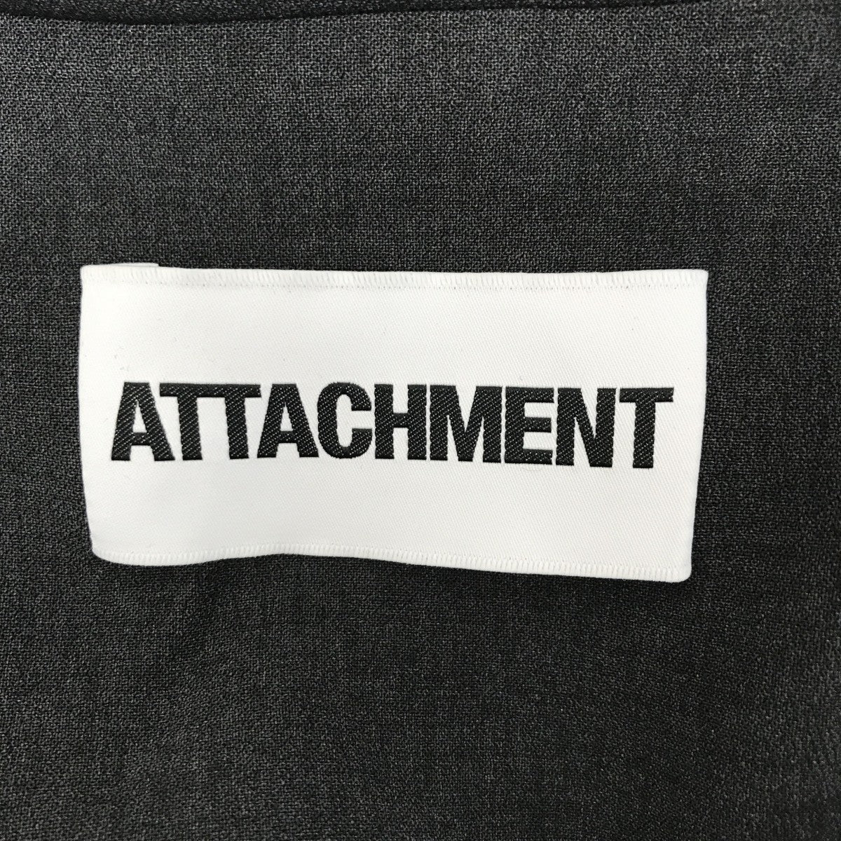 ATTACHMENT PE STRETCH DOUBLE CLOTH COLLARLESS JKTテーラードジャケットAG51-021 古着・中古-5枚目のアイテム画像