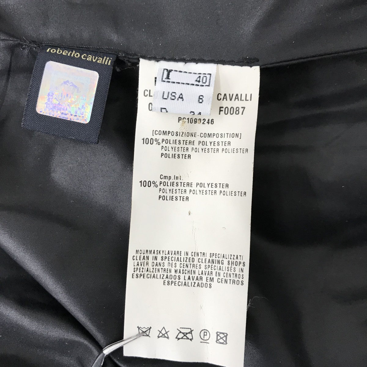 Class Roberto Cavalli ファーダウンジャケット09ICDB41J063 古着・中古-4枚目のアイテム画像