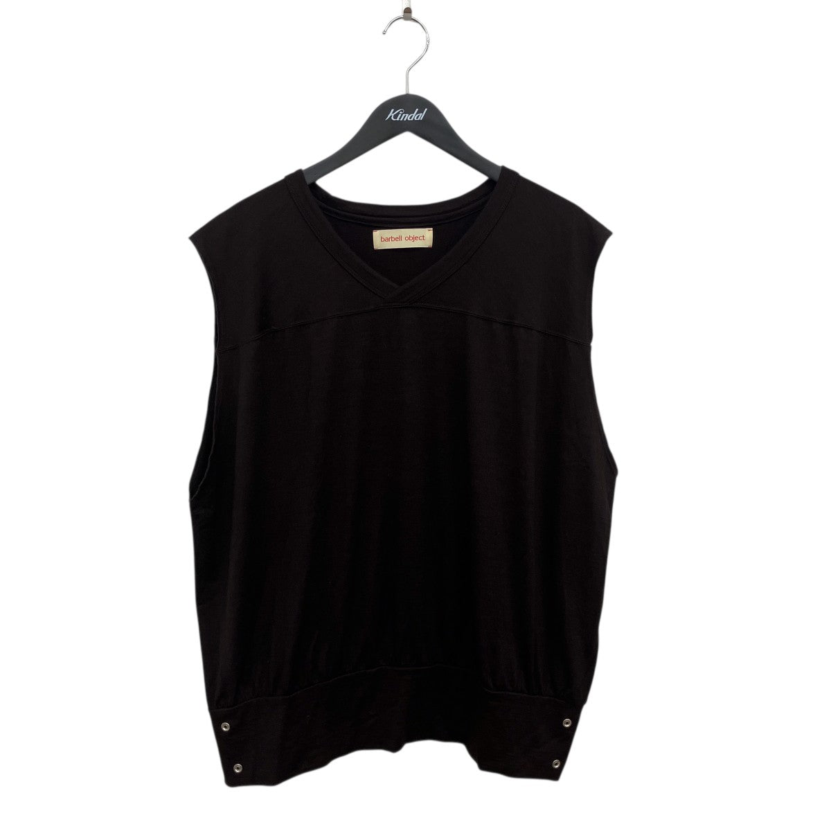 barbell object wool n s topノースリーブニットbo-24a-c01 古着・中古-1枚目のアイテム画像
