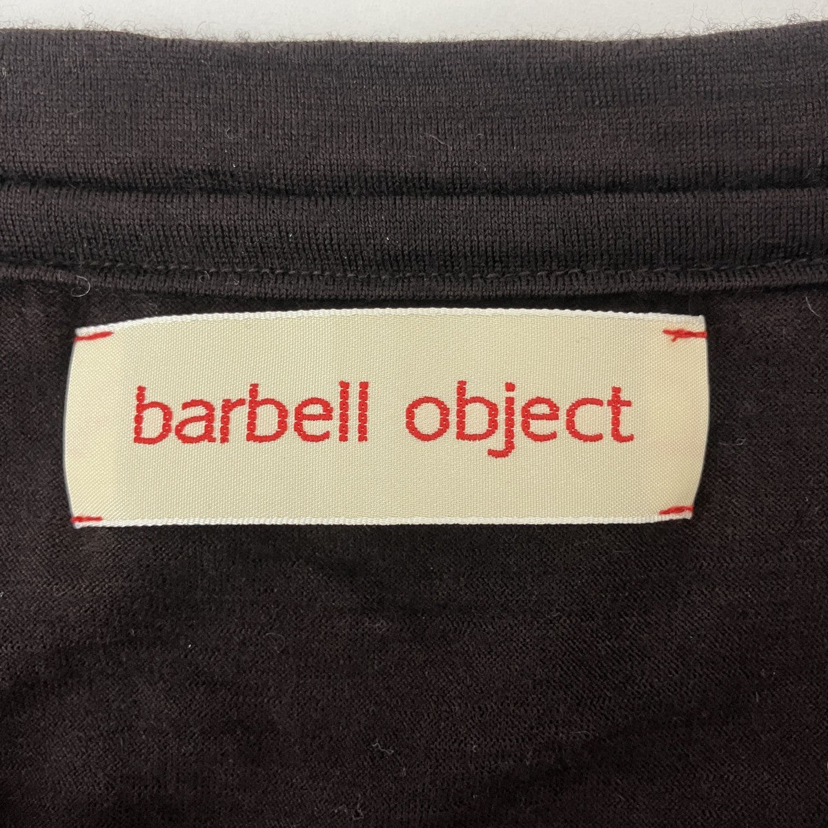 barbell object wool n s topノースリーブニットbo-24a-c01 古着・中古-3枚目のアイテム画像