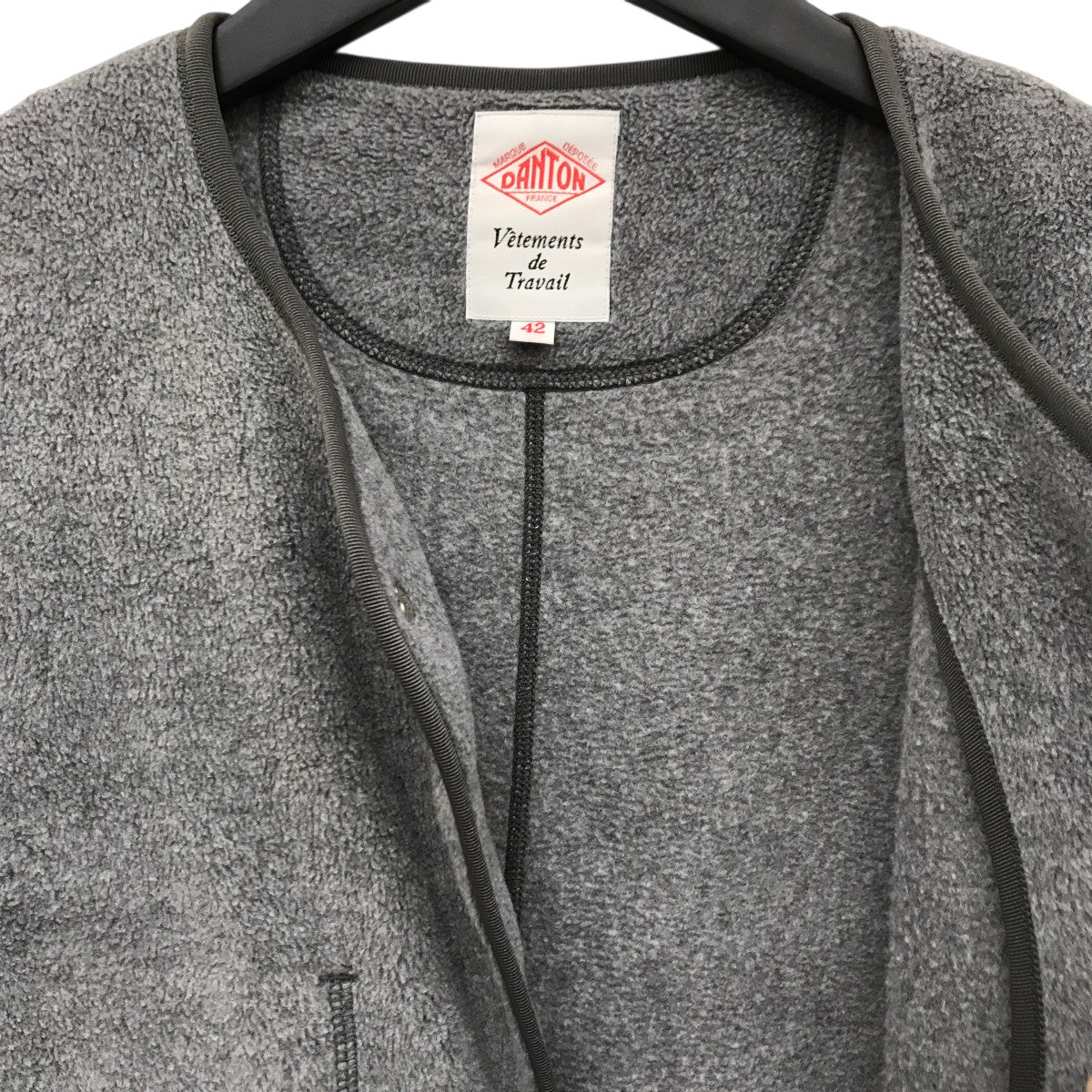 DANTON(ダントン) ノーカラーフリースジャケットJD-8939 JD-8939