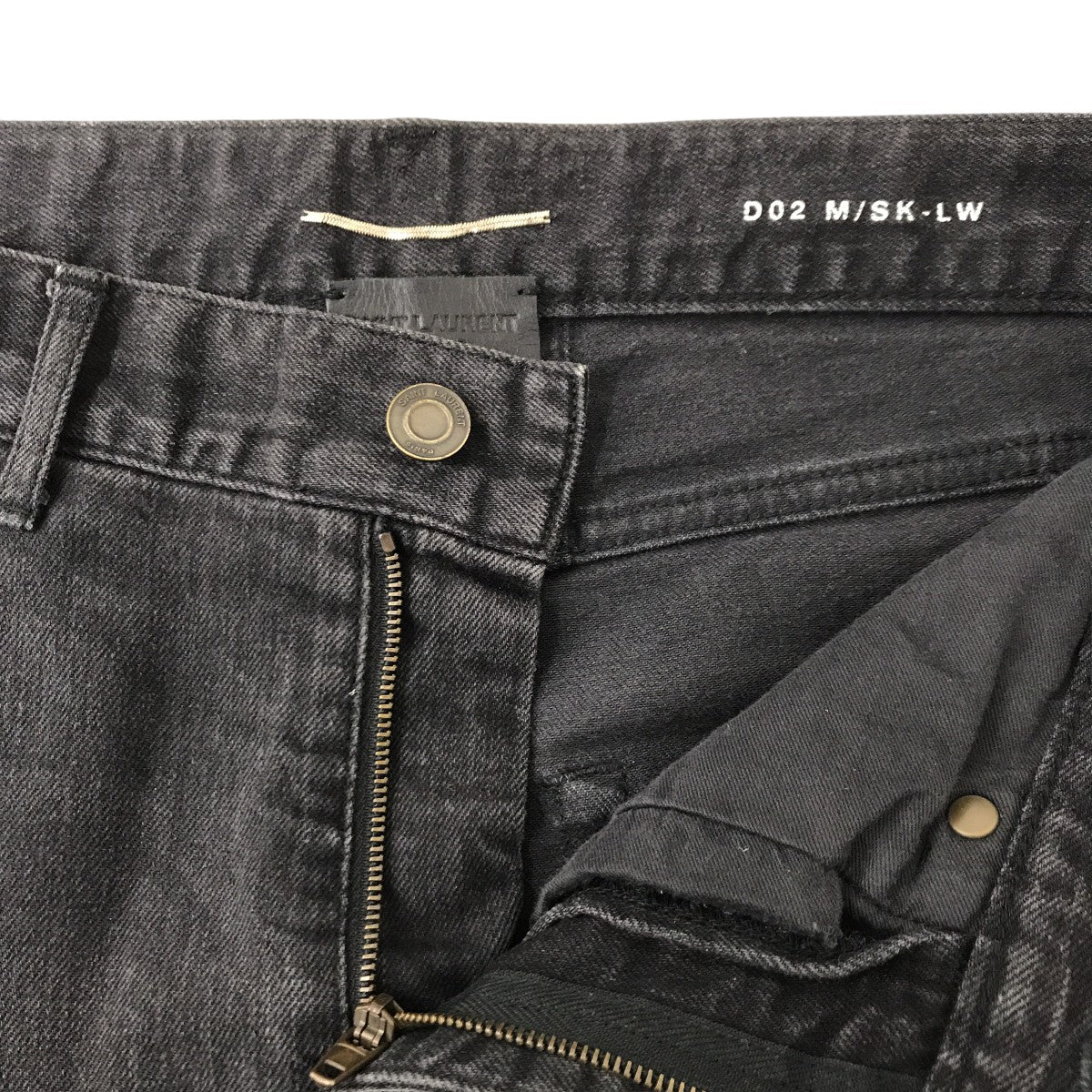 Saint Laurent Paris(サンローランパリ) 14AWクラッシュ 加工 スキニー