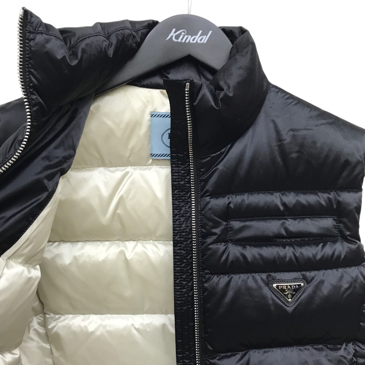 PRADA(プラダ) トライアングルロゴダウンベスト290546 290546 ブラック