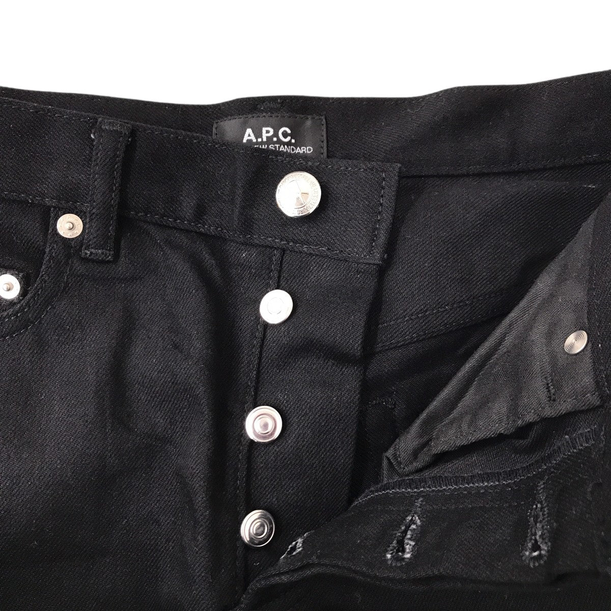A．P．C． ブラックデニム0722 古着・中古-3枚目のアイテム画像
