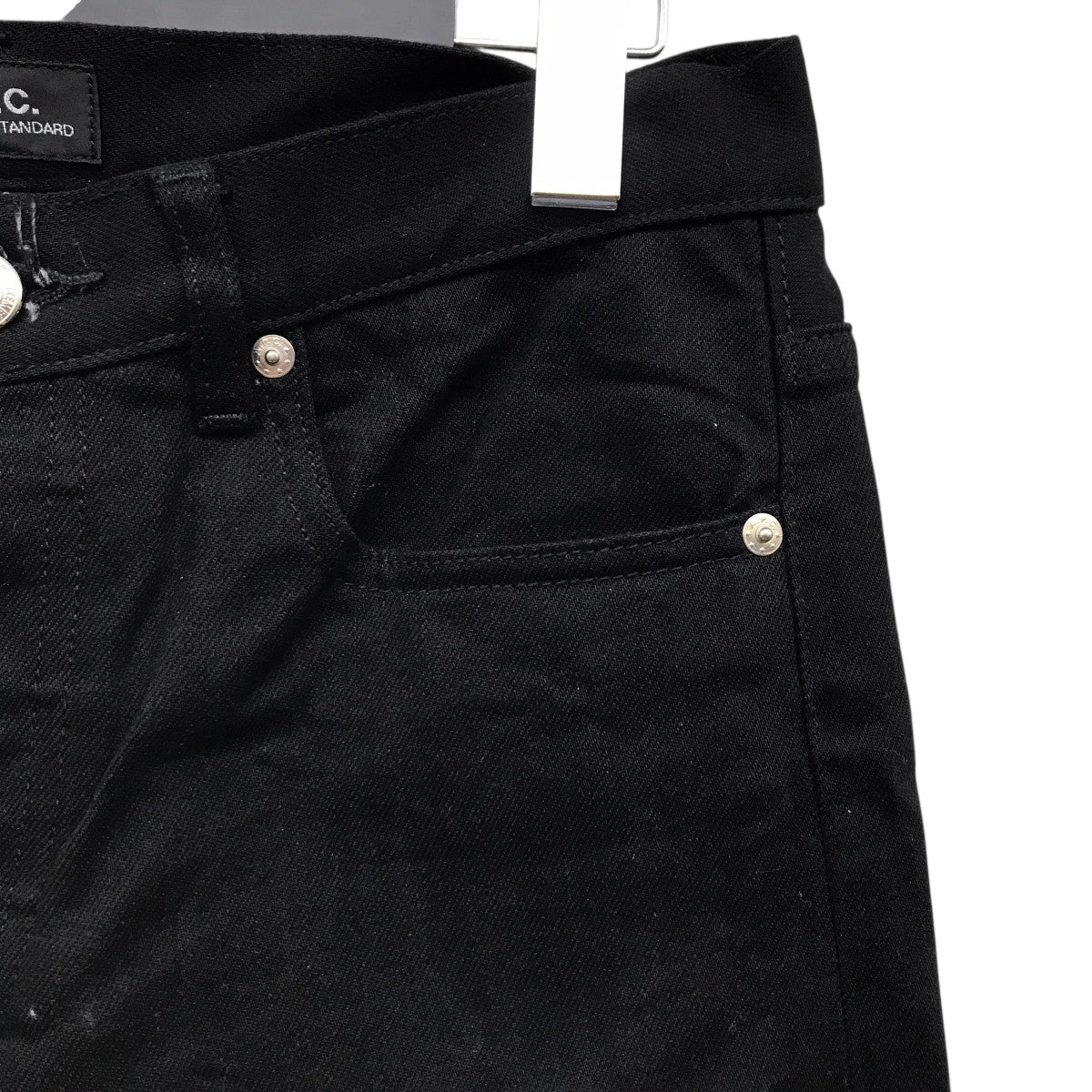 A．P．C． ブラックデニム0722 古着・中古-6枚目のアイテム画像
