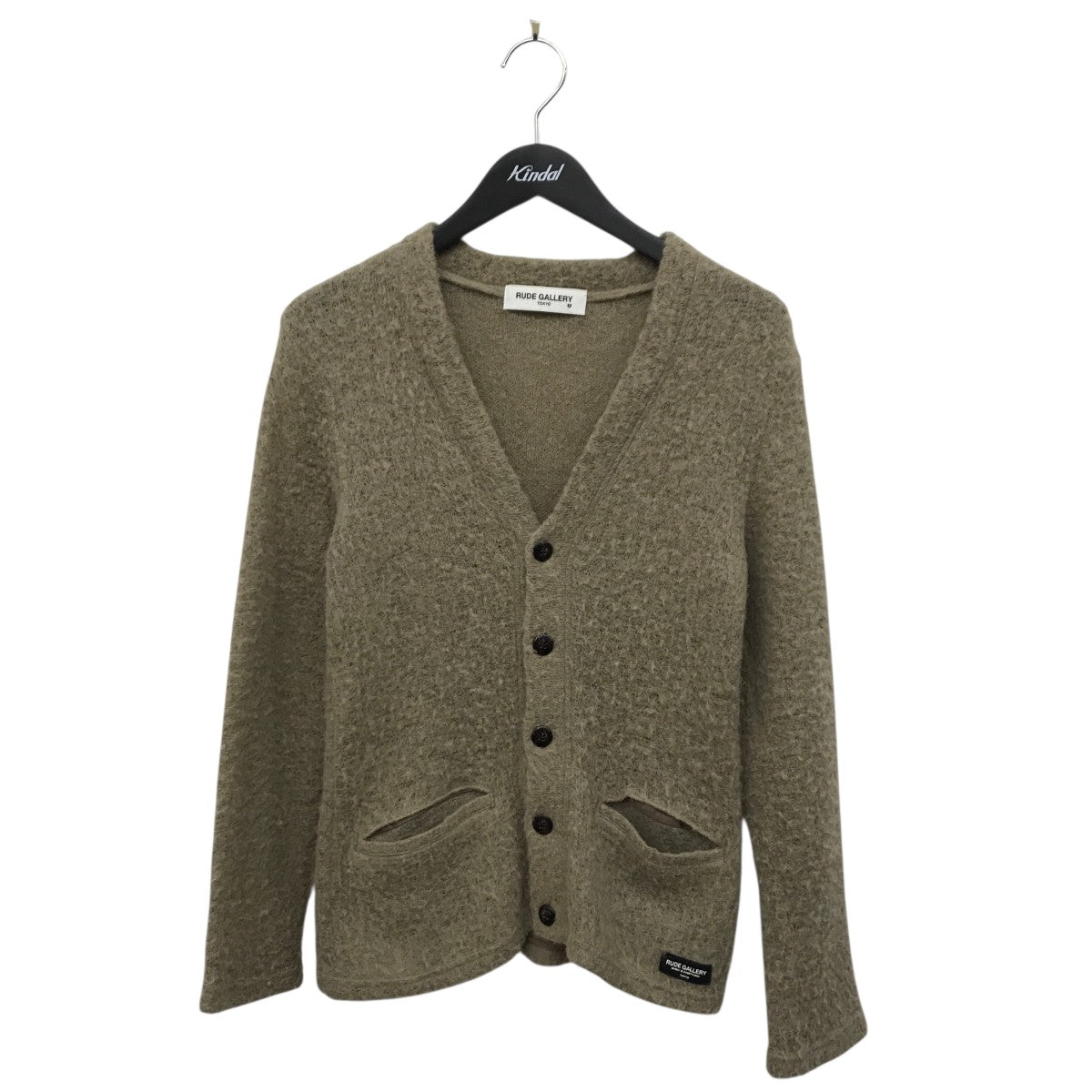 ルードギャラリー カーディガン RUDE GALLERY(ルードギャラリー) ニットカーディガン ベージュ サイズ