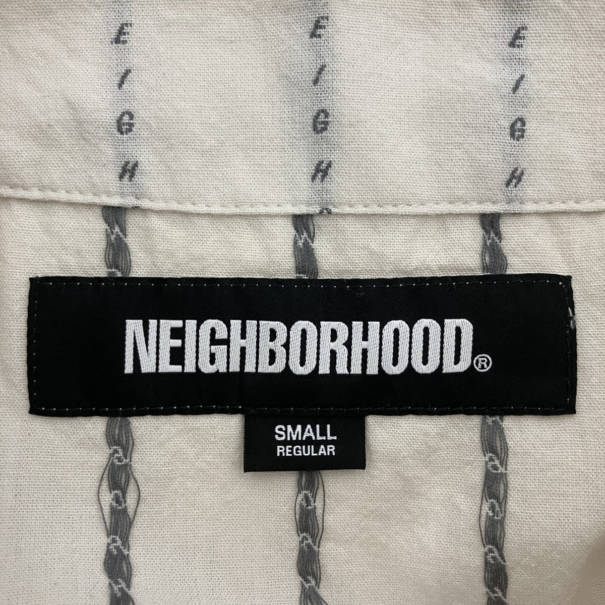 NEIGHBORHOOD DOBBY NO COLLAR SHIRT半袖シャツ251TSNH-SHM09 古着・中古-3枚目のアイテム画像
