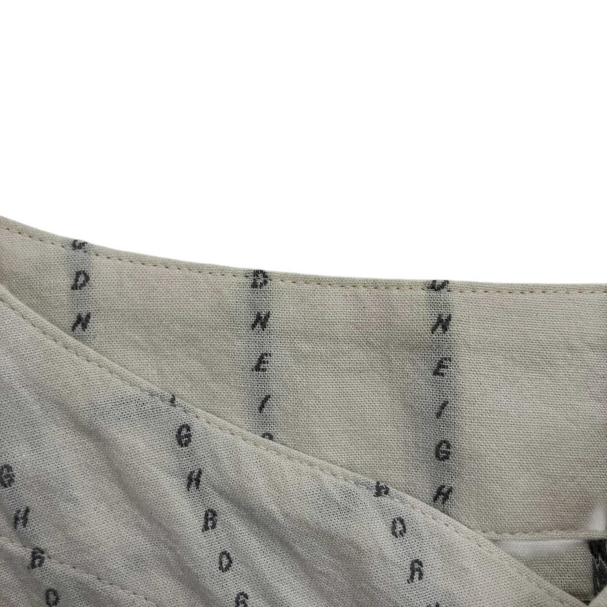NEIGHBORHOOD DOBBY NO COLLAR SHIRT半袖シャツ251TSNH-SHM09 古着・中古-5枚目のアイテム画像