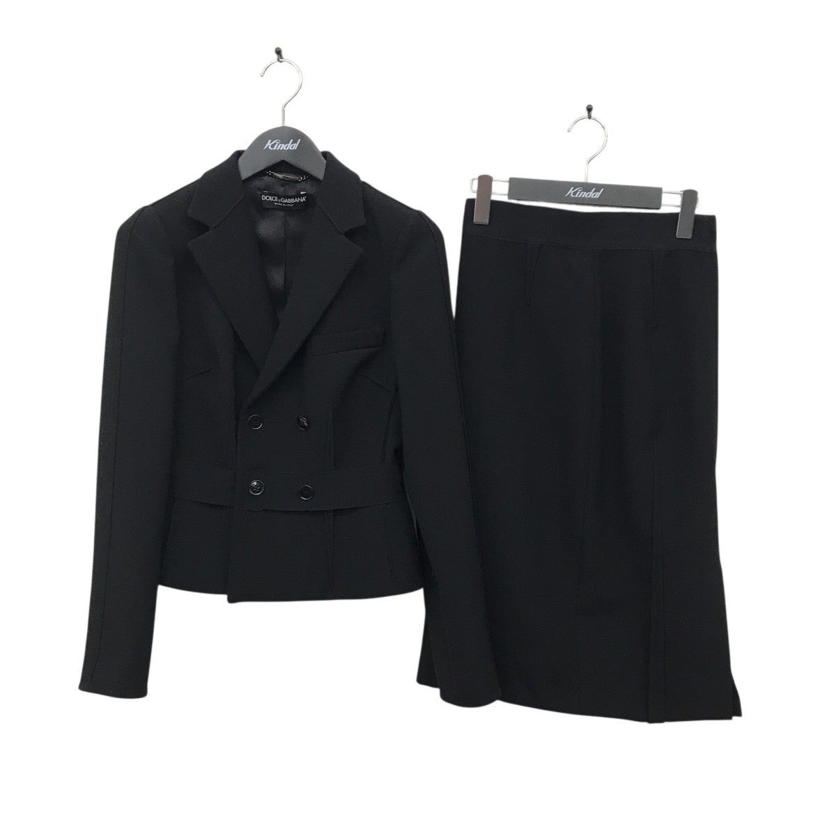 ドルチェ&ガッバーナ D&G スーツ　ブラック ブラックのメンズ スーツ シチリアフィット ストレッチウール