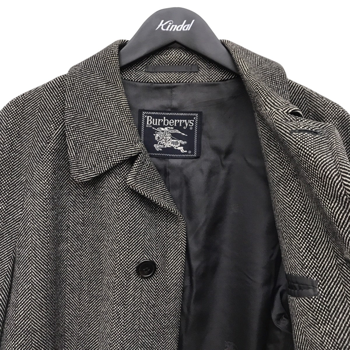 Burberry's(バーバリーズ) ヘリンボーンカシミア混コートWW050-980-08