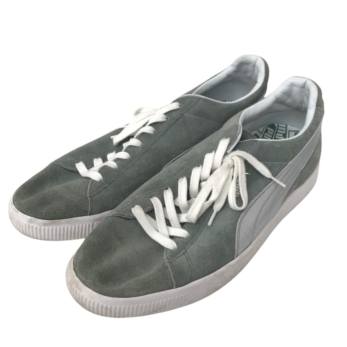 PUMA SUEDE VTG MIJ SILVER QUARRYスニーカー375905-02 古着・中古-1枚目のアイテム画像