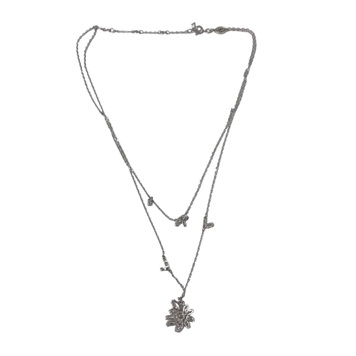 SWAROVSKI GEMAレイヤードネックレス 古着・中古-2枚目のアイテム画像