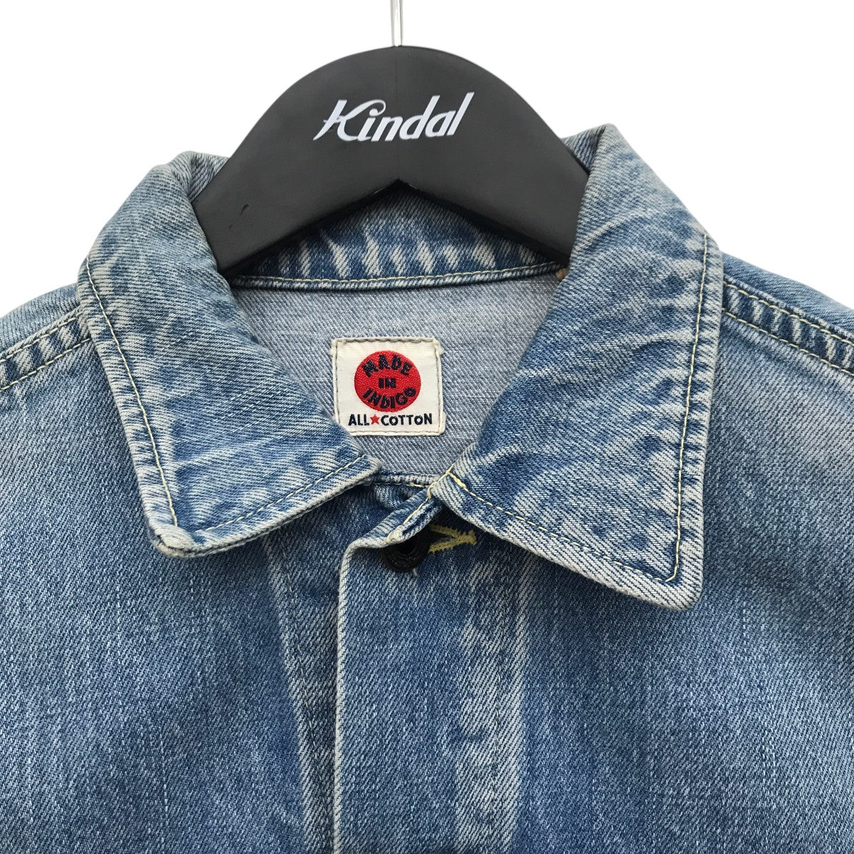 MADE IN INDIGO デニムジャケット 古着・中古-3枚目のアイテム画像