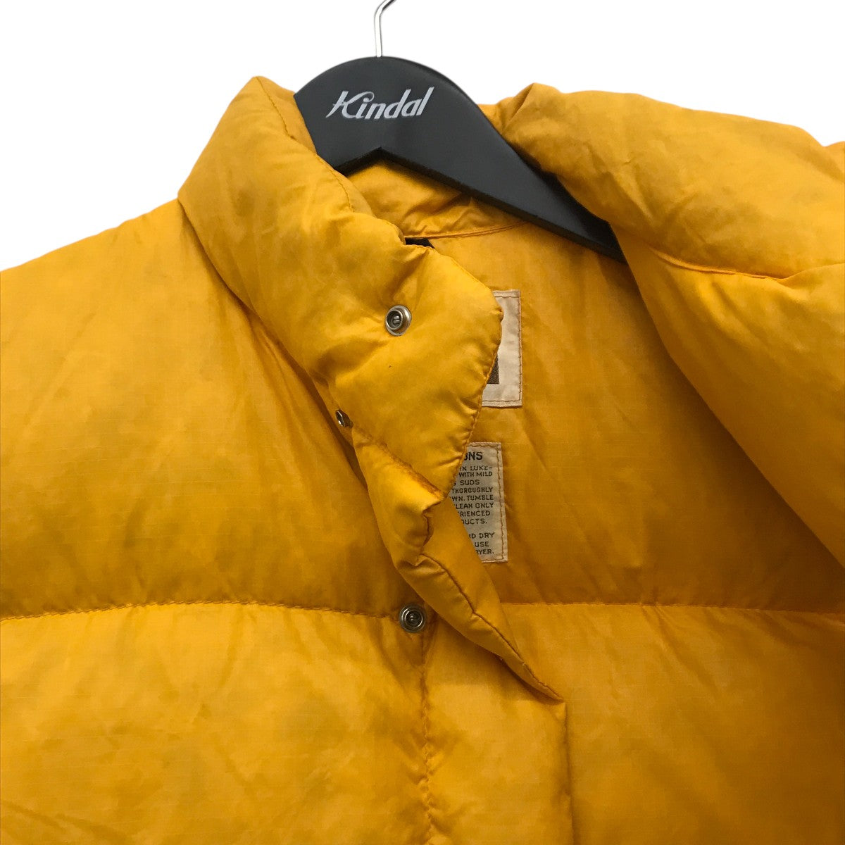 THE NORTH FACE(ザノースフェイス) 茶タグダウンベスト イエロー