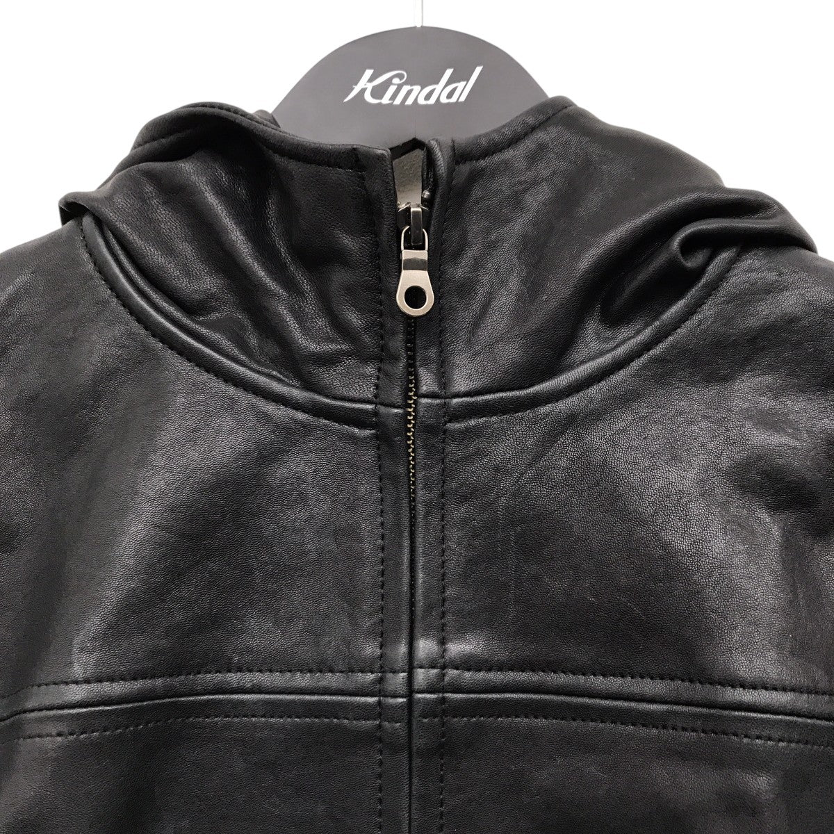 Denham(デンハム) LEATHER HOODYフーデットレザージャケット01-23-08