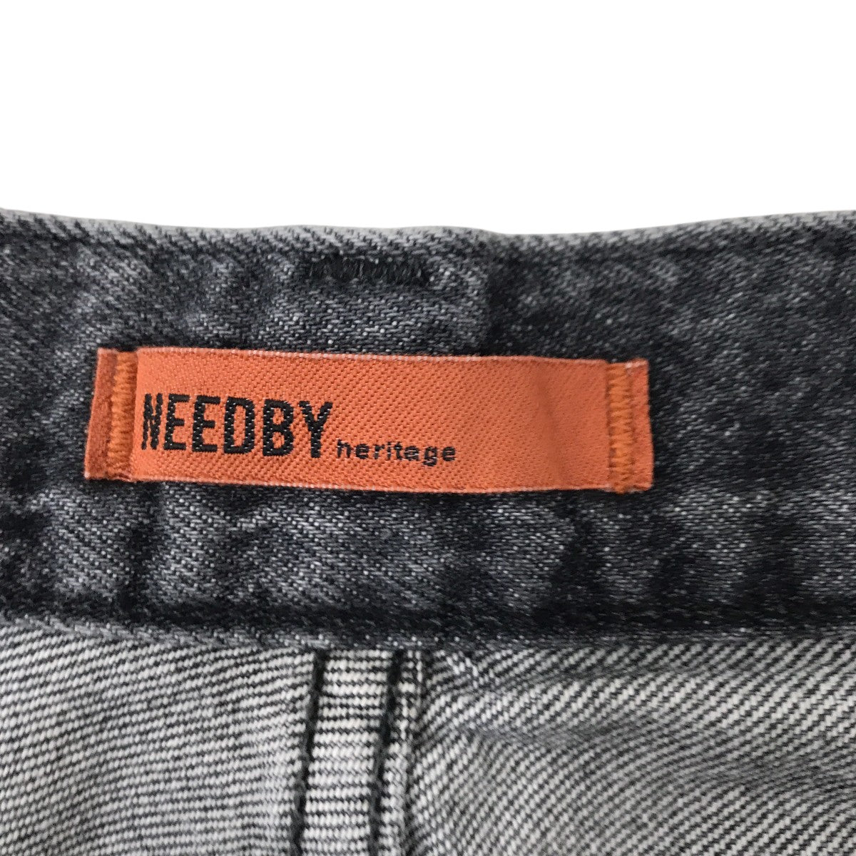 NEEDBY デニムパンツB1C703337IDG 古着・中古-4枚目のアイテム画像