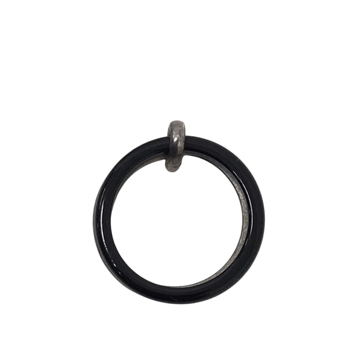 Georg Jensen(ジョージジェンセン) 2連指輪 A119 シルバー×ブラック