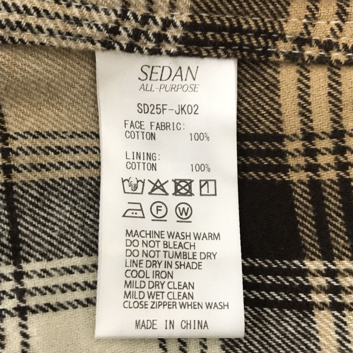 Vintage Washed Cotton Duck JacketジャケットSD25F-JK02