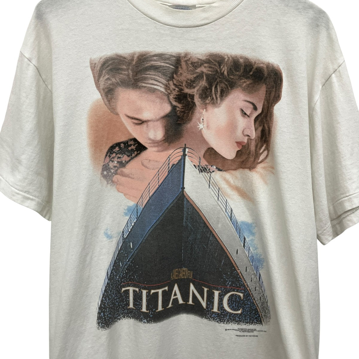 タイタニック  シングルステッチ Hanes 2枚タグTシャツ