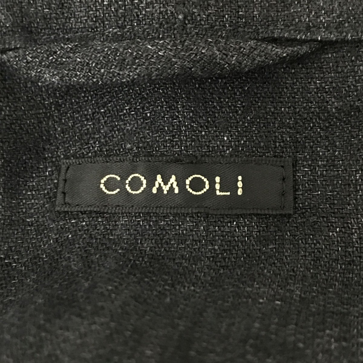 COMOLI 24SSリネン ベルテッドシャツジャケットZ01-01010 古着・中古-3枚目のアイテム画像