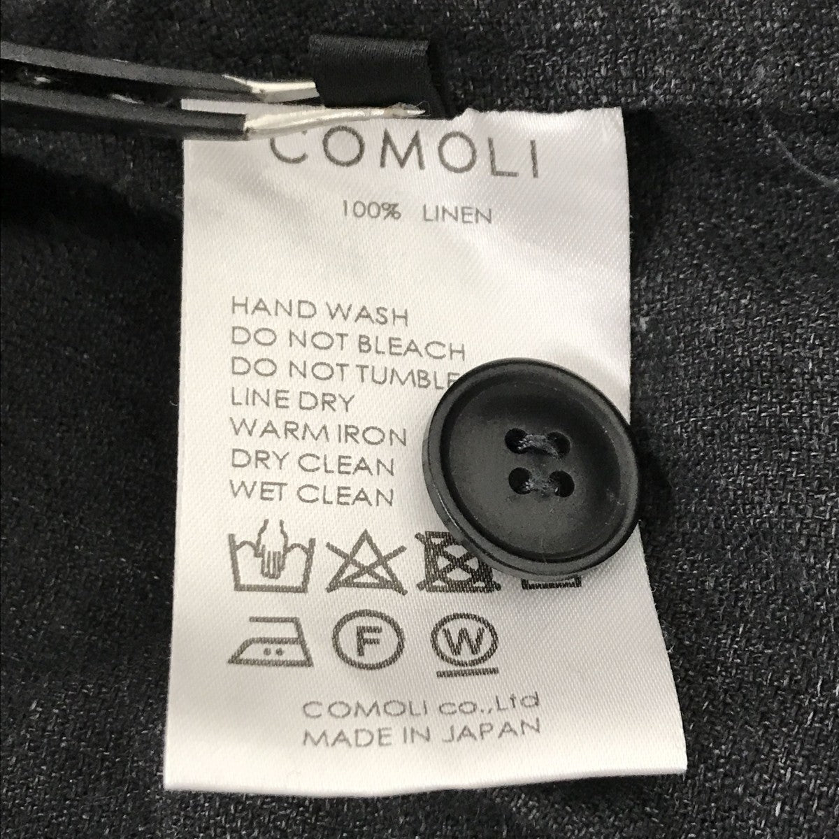 COMOLI(コモリ) 24SSリネン ベルテッドシャツジャケットZ01-01010 Z01 COMOLI(コモリ) 24SSリネン ベルテッドシャツジャケットZ01-01010 Z01