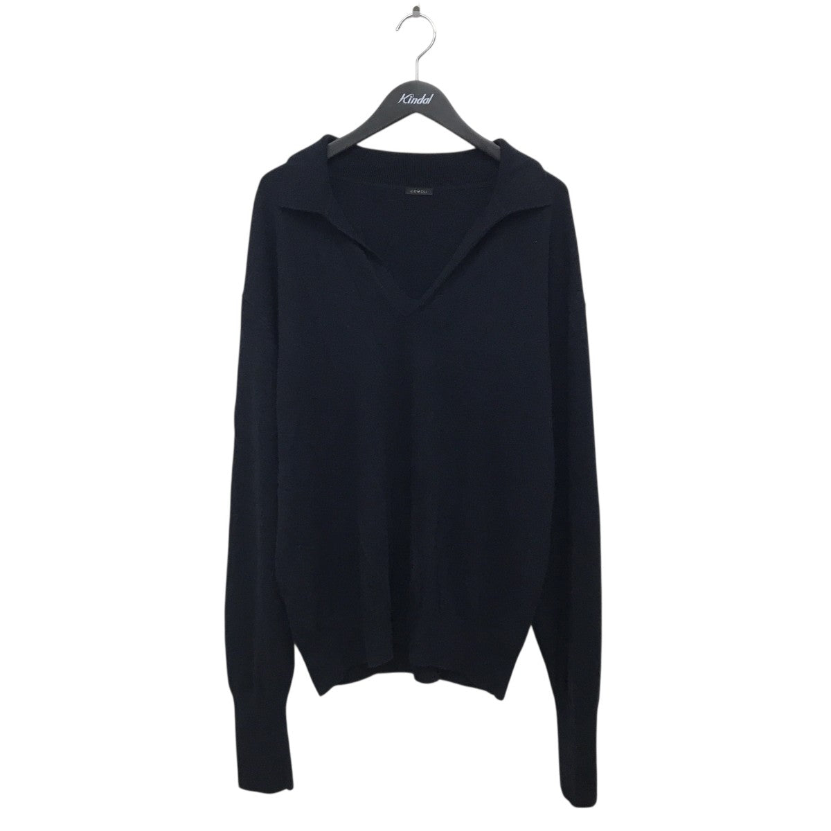 COMOLI(コモリ) カシミヤ100％スキッパーニットY03-06006 Y03-06006