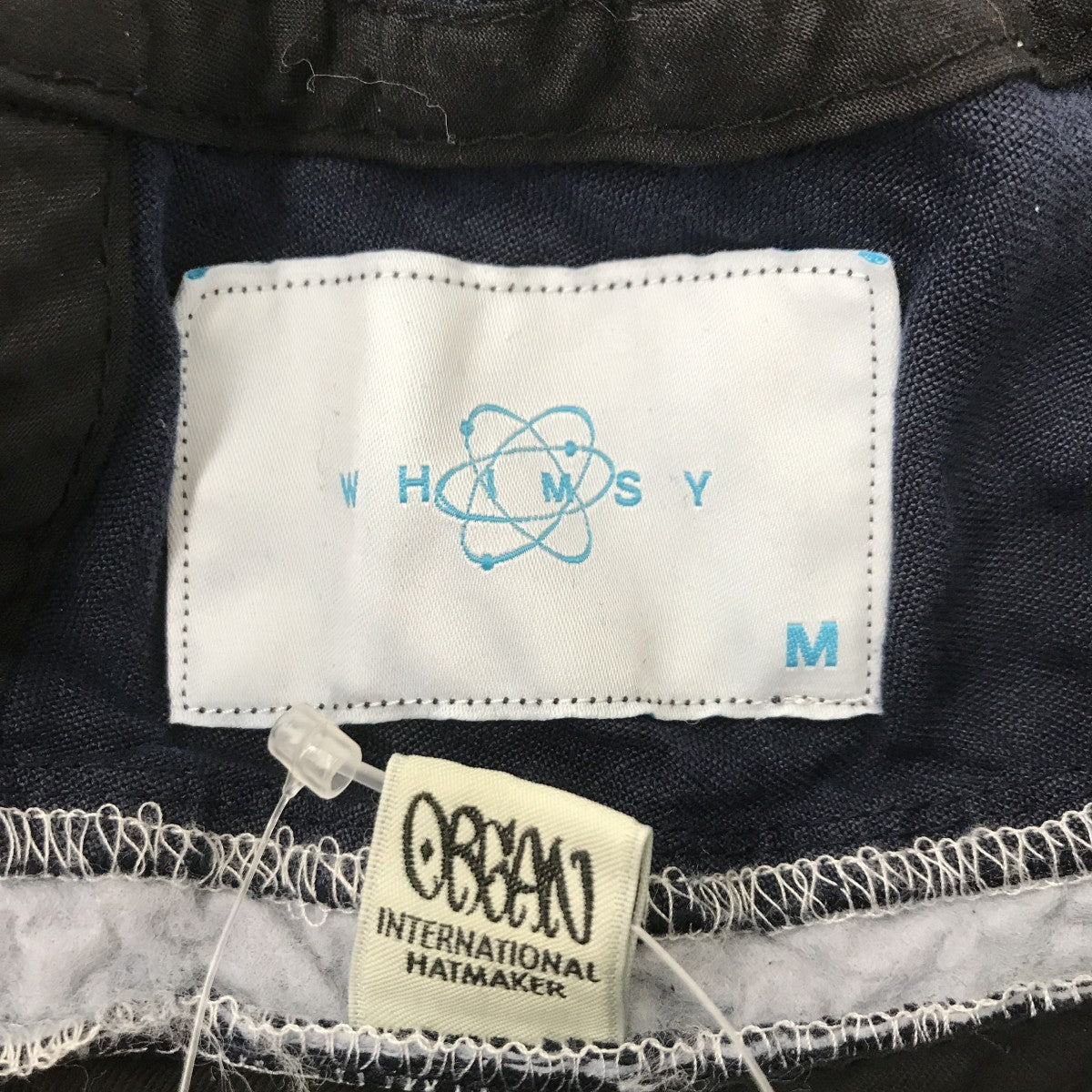 WHIMSY(ウィムジー) HEMP DYED HATバケットハット ネイビー サイズ M