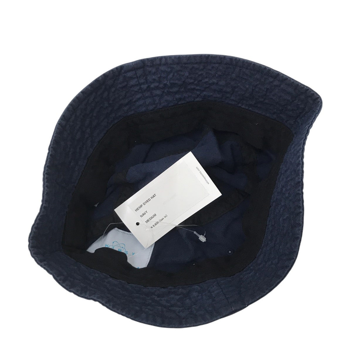 WHIMSY(ウィムジー) HEMP DYED HATバケットハット ネイビー サイズ M