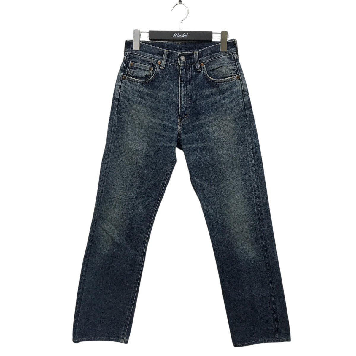 LEVI’S Big E 赤耳 ジッパーフライ ボタン裏J22 日本製デニムパンツ 古着・中古-1枚目のアイテム画像