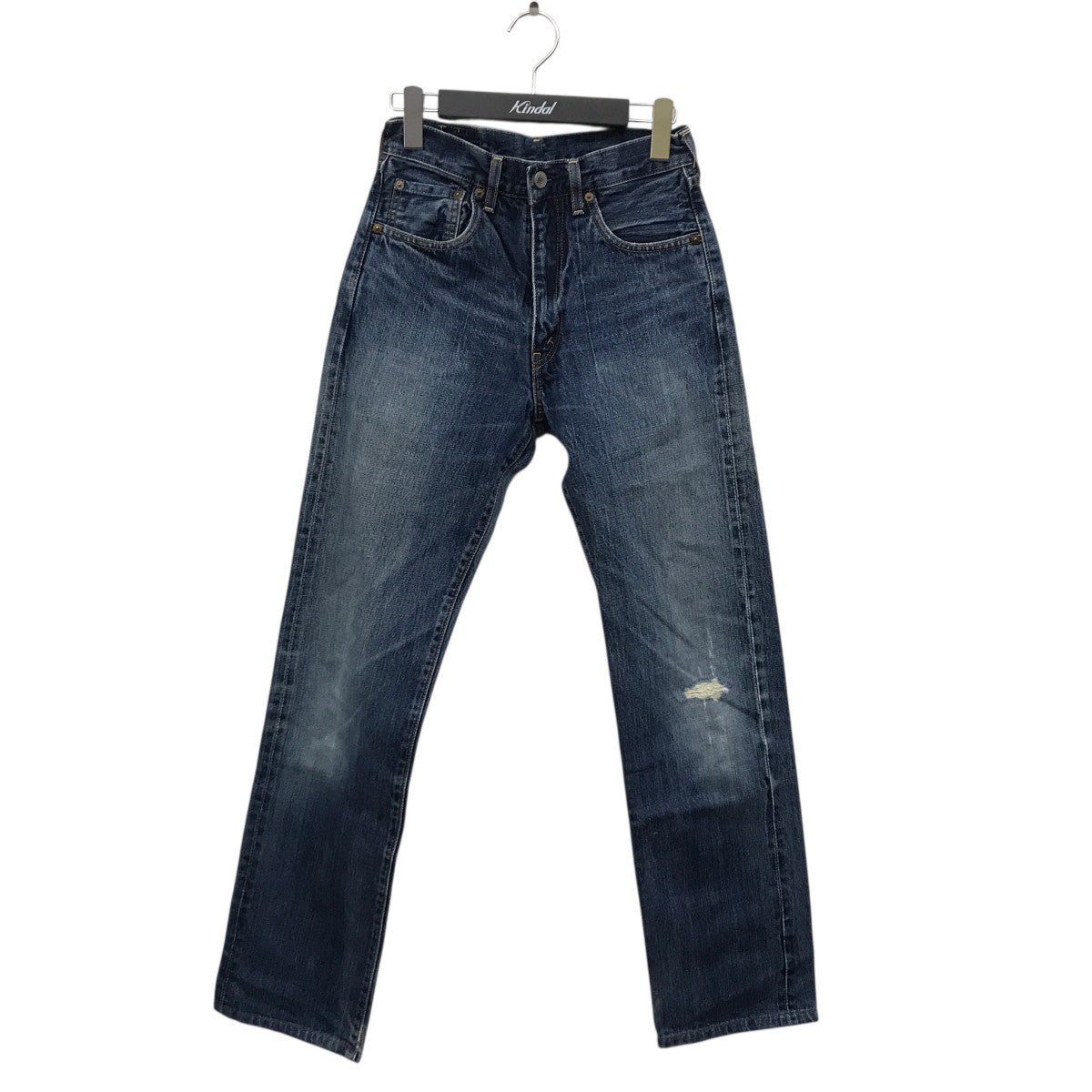 LEVI’S Big E 赤耳 ジッパーフライ ボタン裏J22 日本製デニムパンツ502XX 古着・中古-1枚目のアイテム画像