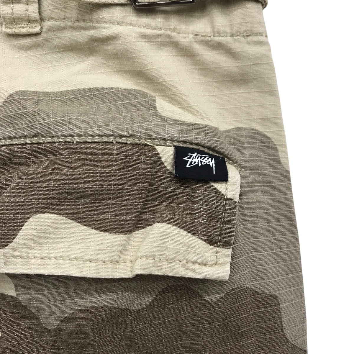 stussy デザートカモ リップストップカーゴパンツ 古着・中古-7枚目のアイテム画像