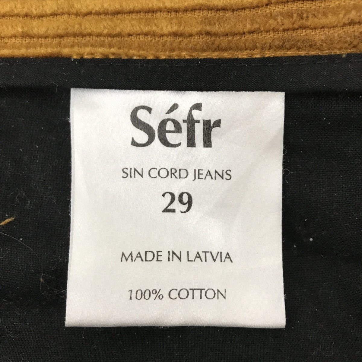 SIN CORD JEANSコーデュロイパンツ